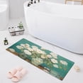 thumbnail image 7 of Bath Mat, Soft Absorbent Bath Rug, White Rose Painting Bath Mats for Bathroom, Living Room Bedroom Home Floor Mat, Bath Mat for Tub Non Slip 20 x 39 Inch Home Decor, 7 of 7