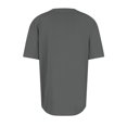 thumbnail image 5 of CIENVNSTG Womens Summer Tops Short Sleeve Crew Neck Shirts Solid Color Cute Trendy Basic Tunic Blouses Gray XXL, 5 of 7