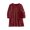 Wine, variant on Lopecy-Sta Nightdress for Women Fleece Fluffy Comfortable Cozy Pajama Nightshirts Pullover Lounge Home Warm Wear for Winter
