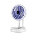 thumbnail image 2 of Ventilador de carga plegable telescópico, portátil, inalámbrico, para el hogar, exterior, silencioso, multifuncional, pequeño ventilador LED, 2 of 5