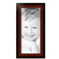 thumbnail image 2 of ArtToFrames 7" x 16" Matte mahogany Diploma Picture Frame, 7x16 inch Brown Wood Poster Frame (WOM-5108), 2 of 7