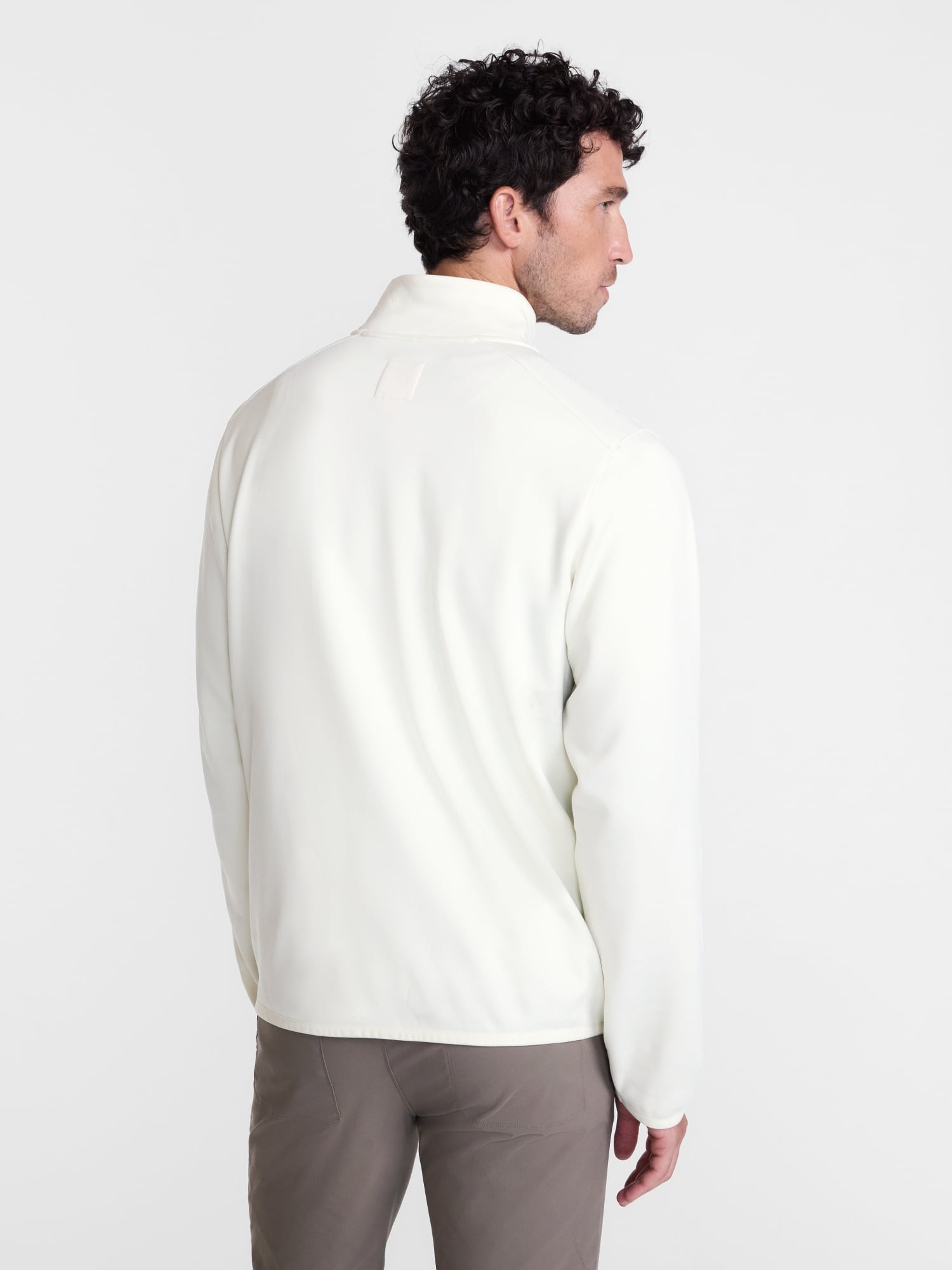 Ozark Trail Men's Half Zip Pullover with Long Sleeves, Sizes S-3XL