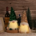 thumbnail image 6 of Christmas Gnome Decorations with Led Light, Handmade Sequin Swedish Tomte Gnomes, Santa Plush Table Ornaments, Figurine Holiday Decor Kids Gift, 6 of 9
