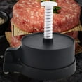thumbnail image 4 of Tyeign Adjustable Non-Stick Burger Patty Maker Press, 1/4-1 1/2 Inch Thick Custom Mold for Beef, Veggie & Sausage Patties, Spring-Plunger Handle for Bbq, Kitchen Grilling Gift, 1*Hamburger Press, 4 of 4