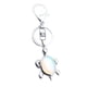 thumbnail image 4 of Llavero con piedras preciosas en forma de animal. Oplite, 4 of 4