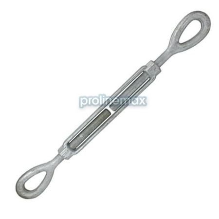 Pulley Shackle - 7/8'' x 12'' Turnbuckle EYE EYE Pulley Galvanized Drop Forge Turnbuckle Shackle