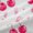 White Pink, variant on Feelyou Pink Bowknot Black Out Curtains, Cherry Stars Curtains Pack of 2 (42x63 Each)