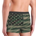 thumbnail image 5 of Balery Jungle Green Camo USA Flag Men's Boxer Briefs, Soft and Breathable Cotton Underwear with nylon Waistband-Small, 5 of 9