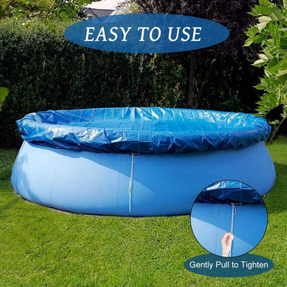 lettergreep als je kunt Een trouwe 6FT Dustproof Pool Cover Protector,Solar Cover For Round Frame Pool, Floor  Circular Inflatable Swimming Pool - Walmart.com