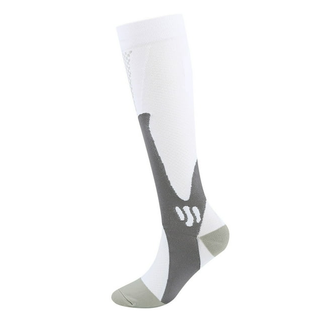 Chaussettes de Compression Performance pour Hommes et Femmes Bas de Sport Longs Circulation Améliorée Course Cyclisme Football