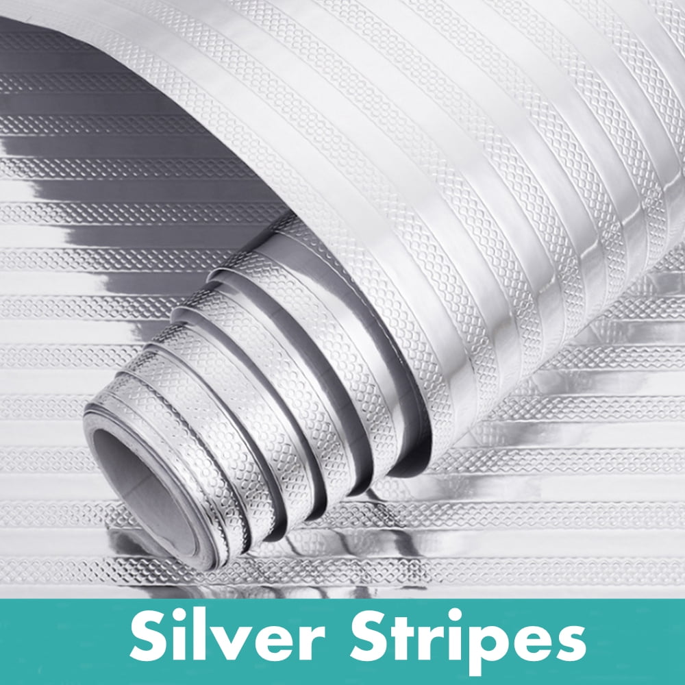 Self Adhesive Shelf Liner Drawer Liner Peel and Stick Foil Wallpaper Shelf Sticker