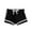 Black, variant on WMTBSRSW Big Girls Athletic Shorts Striped Drawstring Shorts Kids Running Sport Boxer Short Cycling Gym Cotton Soft Dolphin Shorts 7-14 Years