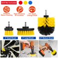 thumbnail image 3 of iMountek 3Pcs Drill Brush Power Scrubber Cleaning Brush Yellow, 3 of 8