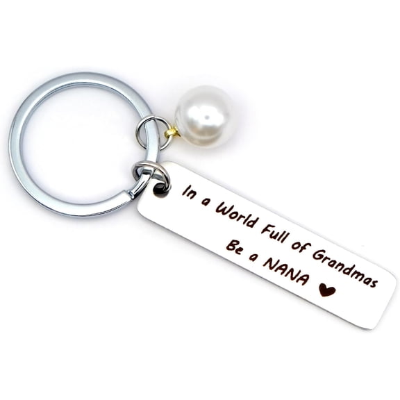 Nana Gifts Mother's Day for Grandma from Granddaughter Grandson Birthday Christmas Gifts for Nana Gigi Mimi Grandmother Mom Gift Keychain Soon to be Nana Expecting Grandma Stocking Stuffers