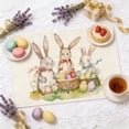 thumbnail image 3 of Easter Birthday Party Decorations Easter Placemats Polyester 45x30cm/17.71x11.81In Insulation Washable for Restaurant Table Easter Decorations for Home, 3 of 6