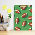 thumbnail image 2 of FORMRS Acrylic Clipboard with Low Profile Clip Standard A4 Letter Size, 12.5" x 9", American Footballs, 2 of 8