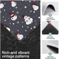 thumbnail image 3 of Dark Christmas Snowman Pattern Kitchen Rugs Sets Of 3,Kitchen Runner Rugs Non Skid Washable,Decorative Kitchen Floor Mats for Kitchen,Sink,Laundry,17"x30"+ 17"x47" + 17"x59", 3 of 6