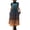 Brown, variant on Women's Gradient Color Side Tie Dress, Multi-Way Wear Sleeveless Pocket Maxi Dress, Casual Beach Cover Up & Summer Dress