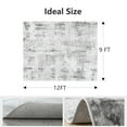 thumbnail image 5 of SIXHOME 9'x12' Area Rugs for Living Room Modern Abstract Area Rugs Machine Washable Rugs Soft Neutral Carpet Rugs for Bedroom Dining Room Office Playroom Aesthetic Home Decor Non Slip Rug Gray, 5 of 7