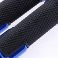 thumbnail image 4 of 1 par de puños de manillar de motocicleta de aluminio con gel de goma de 7/8" (22 mm) de color negro + Negro + azul, 4 of 8