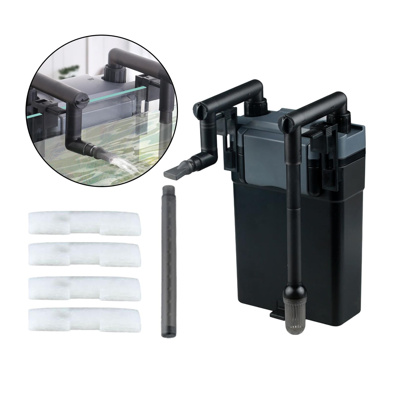 Aquarium External Canister Filter Adjustable Water Flow Turtle Tank Filter Barrel Outside Aquarium for 20-40cm, 40-60cm, 60-80cm Aquariums 160x245x60mm