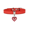 thumbnail image 1 of Dog Collar Pet Buckle Dog Chain Cute Pet Peach Heart Dog Collar Rope, 1 of 5