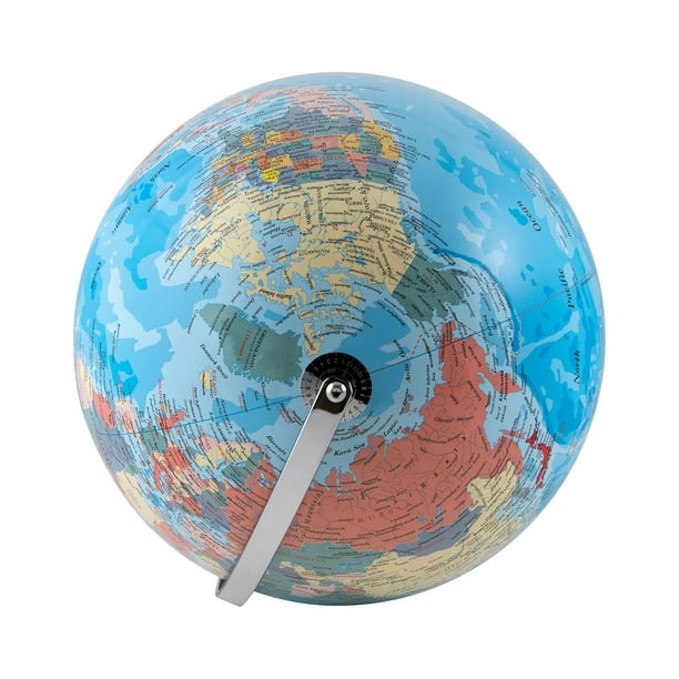 Advantus World Globe, 12 Inch Diameter with Stand, Blue