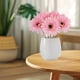 thumbnail image 5 of Set de flores de seda de crisantemo artificial 6 piezas | Ramos decorativos realistas de 10,23 pulgadas | Blanco Naranja Azul Vino Verde Rosa Amarillo | Centro de mesa para bodas en la cocina en, 5 of 6