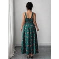 thumbnail image 2 of Plus Size Casual Vacation Sweet Plaid Cherry Pattern Camisole Dress, 2 of 10
