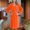 Orange, variant on Loungewear for Women,Robes for Women,Warm,Casual,Printed,Soft,Orange,M