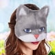 thumbnail image 4 of de gato de peluche realista para , adultos, de media cara femenina para , carnaval, de Yuyangstore Cubierta facial de gato, 4 of 8