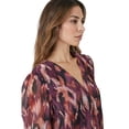 thumbnail image 3 of Principles Womens Abstract Wrap Top, 3 of 4