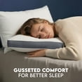 thumbnail image 5 of Utopia Bedding Queen Bed Pillow, 26"L x 18" W, Set of 2, Soft and High-Quality, Gusseted Pillow for All Sleep Positions (Gray), 5 of 9