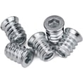 thumbnail image 4 of 100 Piezas Tornillos de Cabeza Avellanada, Mangas de Tornillo Profesionales, Kit Surtido de Tornillos M6 x 15 mm Inserto de Tornillo Inserto Roscado Hexágono para Muebles, 4 of 5