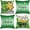Green, variant on St. Patrick''s Day Pillow Covers 16 x 16 Inch Set of 4, Green Shamrocks Lucky Charm Irish Kisses Leprechaun Hat Farmhouse Throw Pillowcases for Home Sofa Couch Cushion Decoration G424-16
