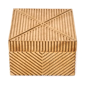 Beautiful Medium Decorative Wooden Box, Brown