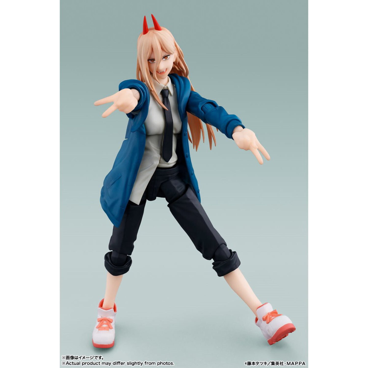 BANDAI SHFiguarts パワー フィギュア SH Figuarts Power Chainsaw Man Action Figure with Interchangeable