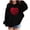 Black, variant on 3-14Y Boys Girls Sweatshirt Hoodies Long Sleeve Jersey Pullover Pink 150