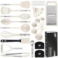 thumbnail image 2 of Kitchen Utensils Set 35 PCS Cooking Utensils Set, Nonstick and Heat Resistant Nylon Stainless Steel Silicone Spatula Set - Kitchen Gadgets Home Essentials Kitchen Accessories, Apartment Must Haves, 2 of 4