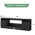 thumbnail image 2 of TV Stand for 75" TV, Entertainment Center Compatible with 36" Fireplace, 2 of 7