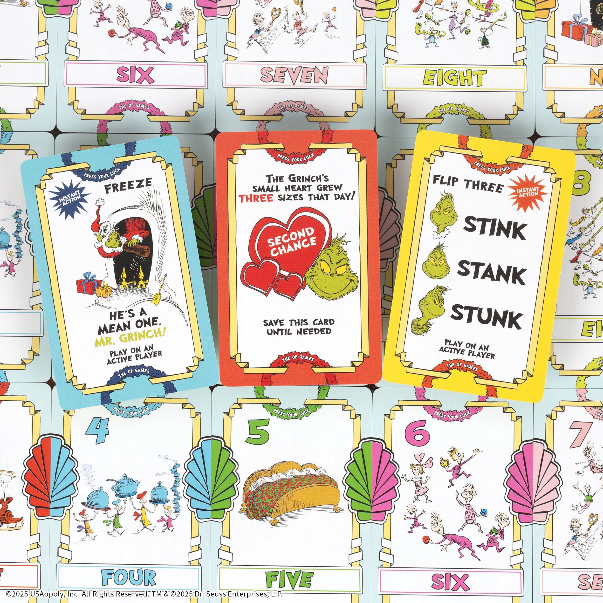 Flip 7™ The Grinch Edition Card Game, by USAopoly (Walmart Exclusive)