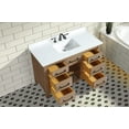 thumbnail image 2 of Lauren 48" Bathroom Vanity Weathered Fir - White Engineered Stone Countertop, 2 of 9