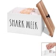 thumbnail image 4 of 2PCS Tampon Holder for Bathroom Wood Bathroom Storage Bin with Lid Wood Movable Partition Organizer Feminine Organizer, 4 of 5