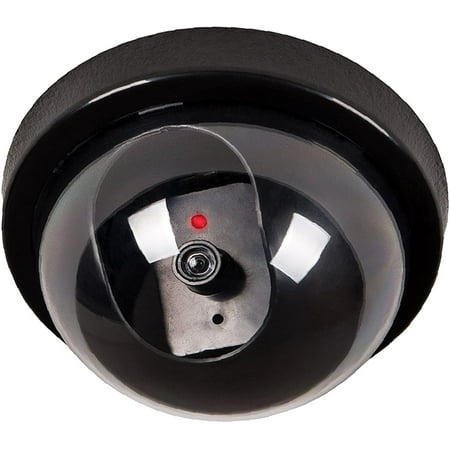 

1/2/4PC Dummy Fake Security CCTV Dome Camera with Flashing Red LED Light for Homes and Businesses Home Outdoor Indoor