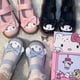 thumbnail image 2 of Zapatos de cuero de dibujos animados Kawaii Cinnamoroll Kuromi My Melody Sanrio, informales, con punta redonda, para primavera y otoño, novedad de 2022, 2 of 4