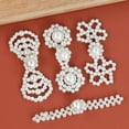 thumbnail image 2 of Ywmsfl 2pack Fashionable Pearls Buttons Beautiful Crystal Pearls Sewing Buttons Suitable for Weddings Parties, 2 of 17