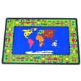 thumbnail image 2 of Kids World Carpets All Together Kids' Multicolor Nylon Area Rug (5' x 8') - EXACT SIZE - EXACT SIZE, 2 of 2