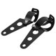 thumbnail image 3 of 2024, Soporte para faros delanteros de motocicleta, soportes de montaje para faros delanteros de 35 mm a 43 mm para Chopper Cafe Racer-Negro, 3 of 4