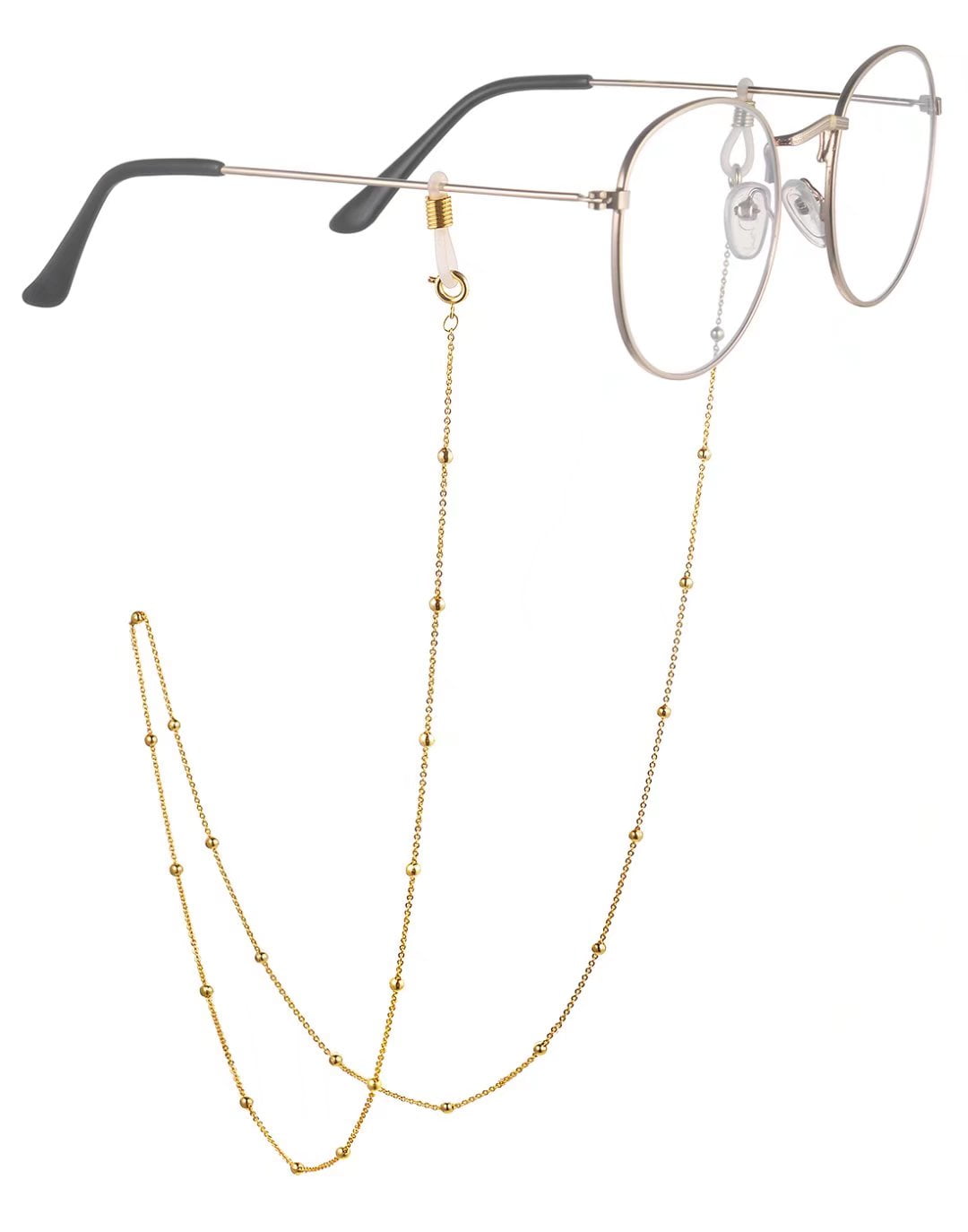 18k Shiny Gold Glasses Chains,cuban Chain Glasses Chains,sunglasses  Chain,eyeglasses Chain,eyeglass Holder,gold Glasses Chain,aww-xj1148 