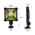 thumbnail image 3 of Solar Outdoor Lights Motion Sensor Solar Powered Lights IP65 3 Modes Wall Security Lights for Fence Yard Garden Patio Front Door, 3 of 8